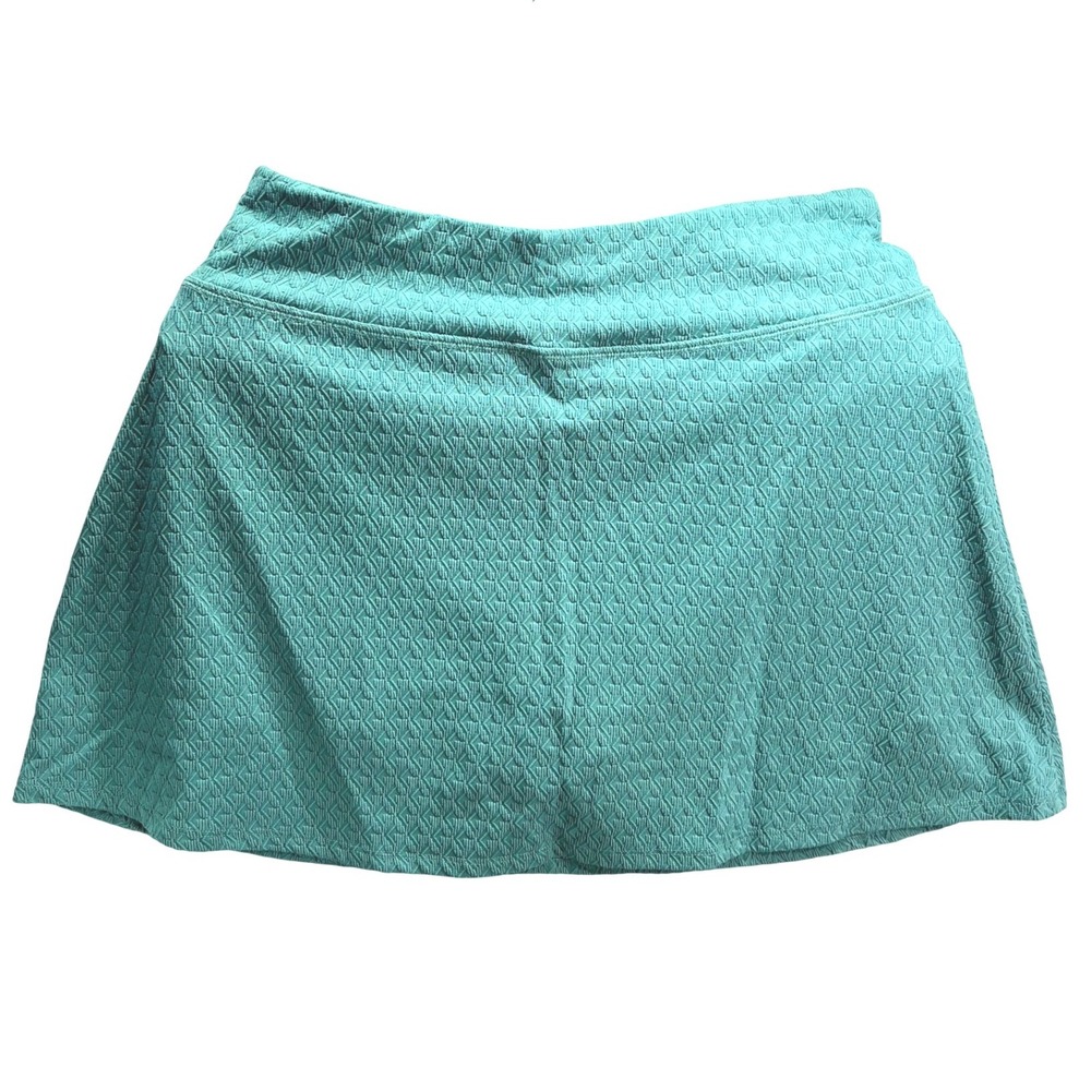 Jessica Simpson Court & Sport Teal Textured Skort Womens Large Athletic Skirt